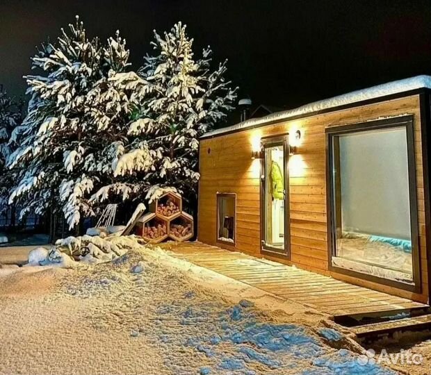 Баня модульная из бруса под ключ