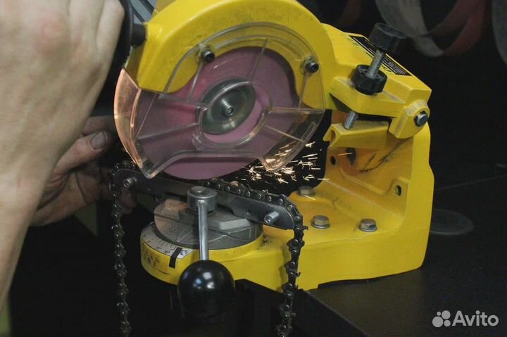 Заточка бензопильной цепи