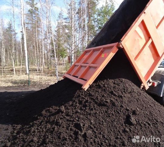 Чернозем земля черная лесная 25 тонн доставка