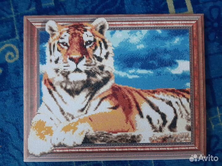 Картина, алмазная мозайка, готовая. 3 шт