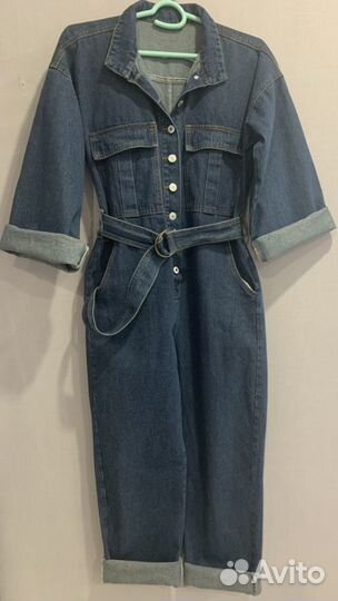 Комбинезон джинсовый женский