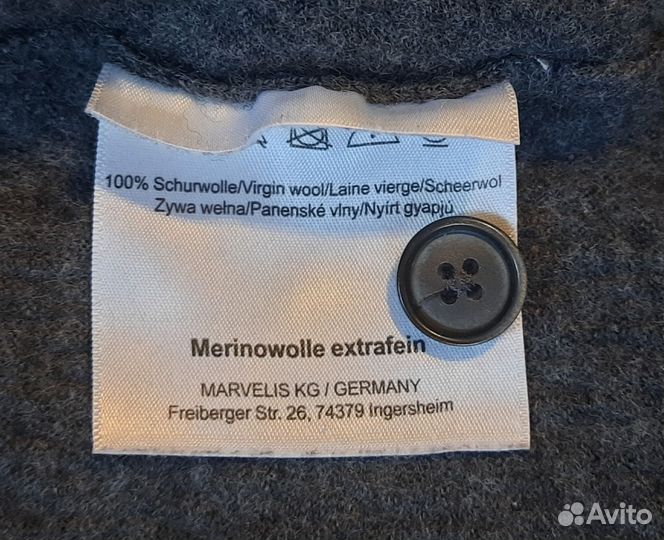 Жилетка шерстяная школьная (германия), р. 140-146