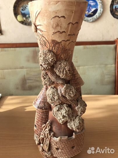 Ваза глиняная ручной работы Дракон