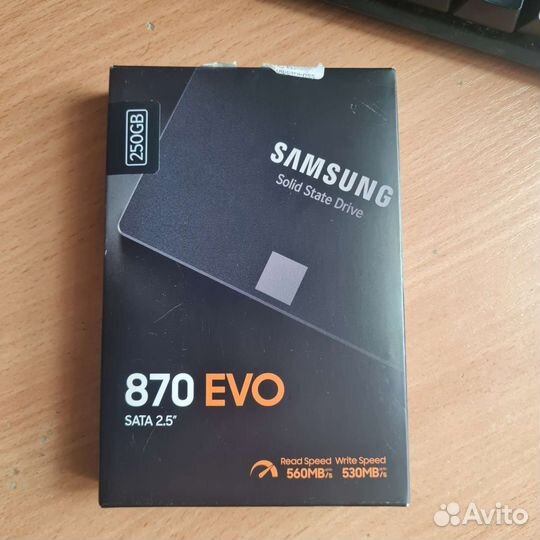Ssd samsung 870 evo 250gb (рст) /Обмен
