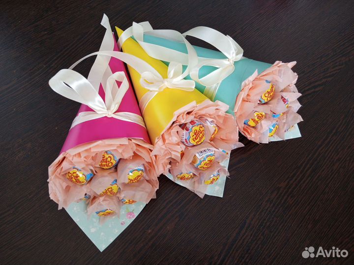 Букет из чупа чупсов