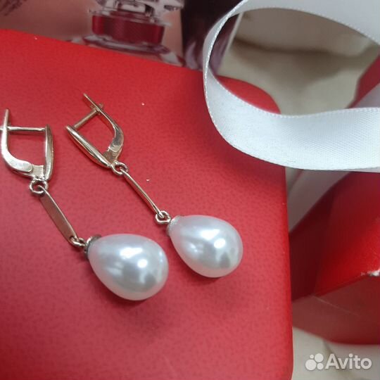 Серьги с жемчугом
