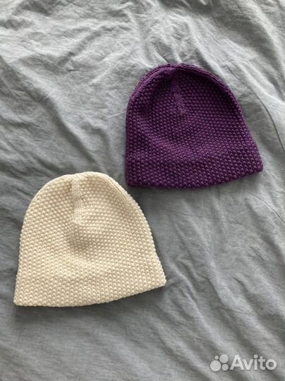 Шапка женская вязаная меринос