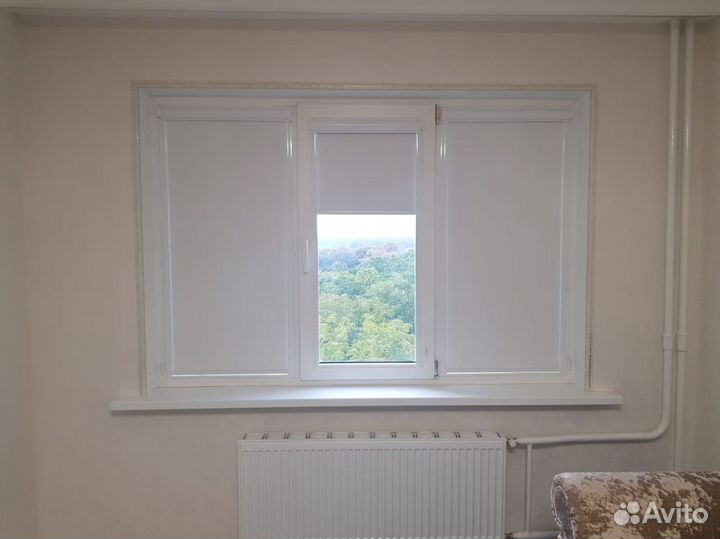 Рулонные кассетные шторы блекаут H7714-H3555