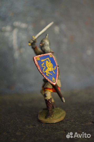 Русский ратник оловянный солдатик