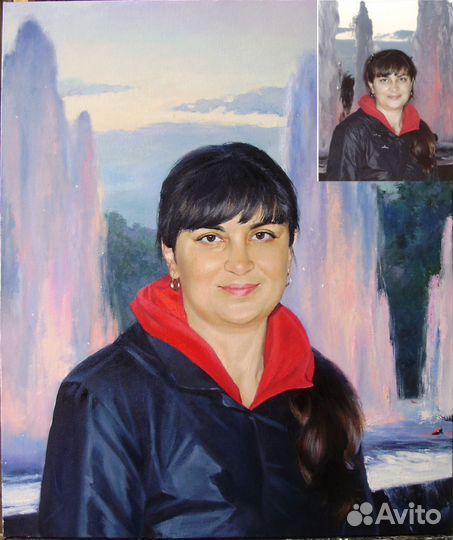 Портреты по фотографии, картины на заказ