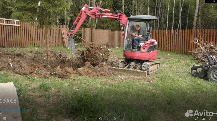 Услуги мини экскаватора и мини погрузчика