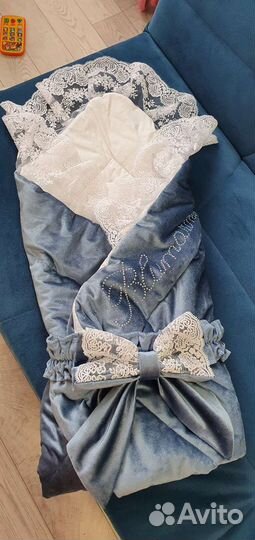 Конверт на выписку для мальчика зимний