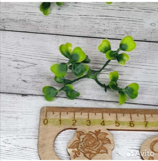 Зелень, вставки, стебли для букетов из мыла