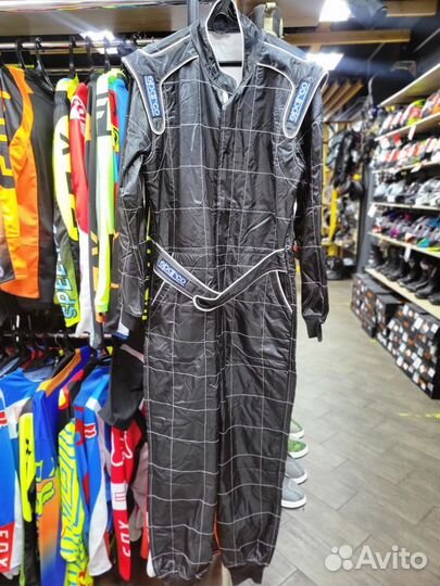 Костюм для картинга черный