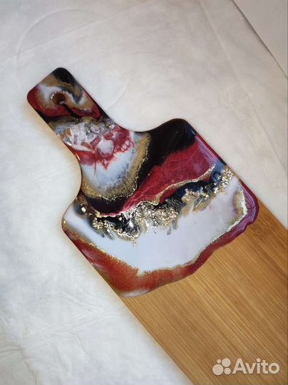 Доска деревянная сервировочная