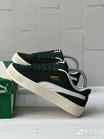 Кроссовки Puma Suede XL Green Дутыши