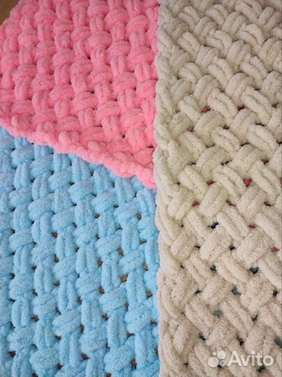 Плед детский плюшевый