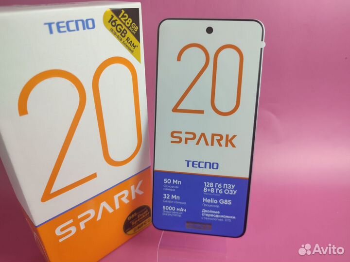 TECNO Spark 20, 8/128 ГБ