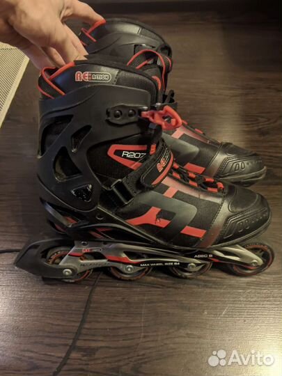 Роликовые коньки reaction r207 44 размер