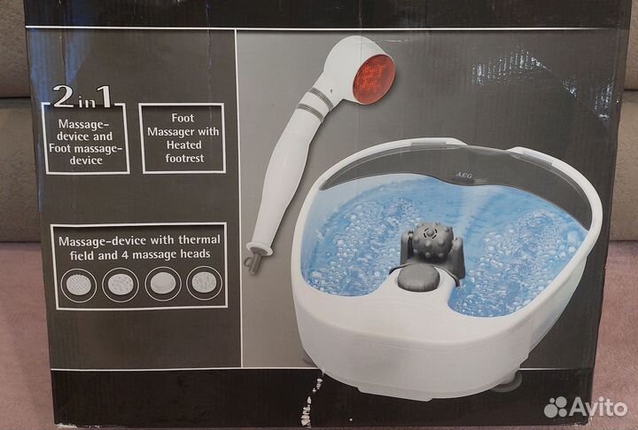 Массажная ванночка для ног новая