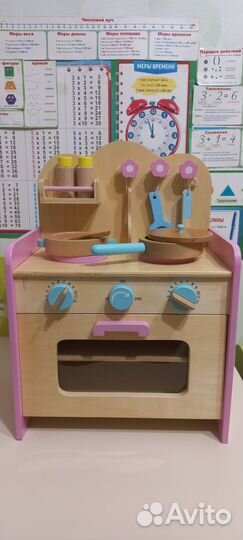 Детская деревянная кухня