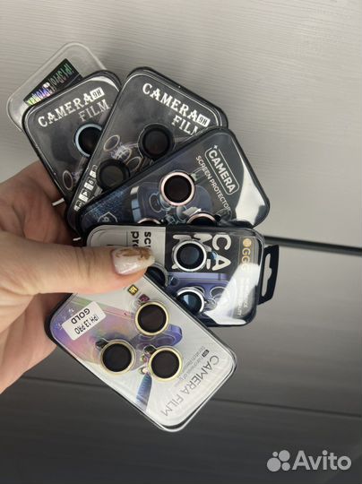 Защитное стекло на камеру iPhone