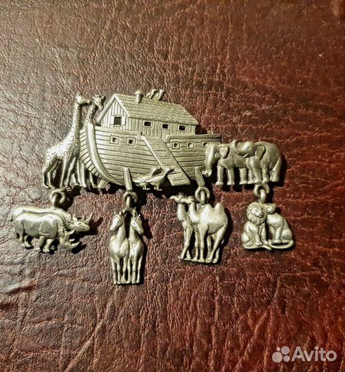 Винтажная брошь США JJ