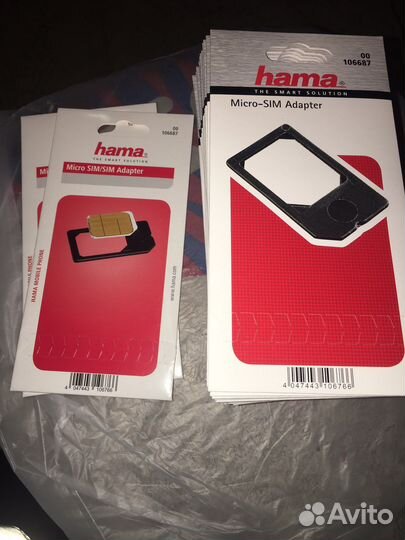 Адаптер hama micro-SIM