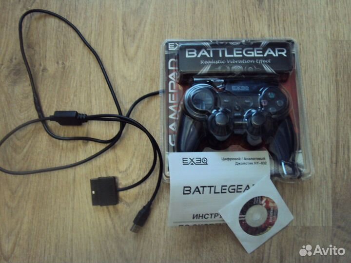 Геймпад exeq BattleGear (PC/PS2) (HY-832)
