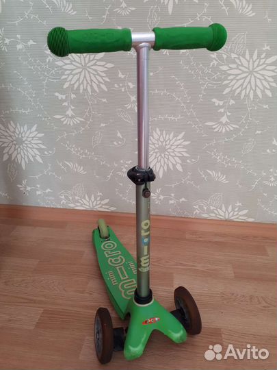 Самокат micro mini deluxe зеленый оригинал 2-5 лет