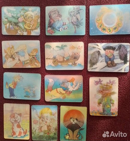 Календарики СССР (голография)