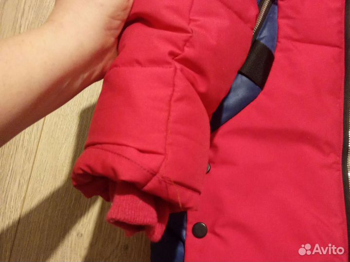 Пуховик для девочки 110-116