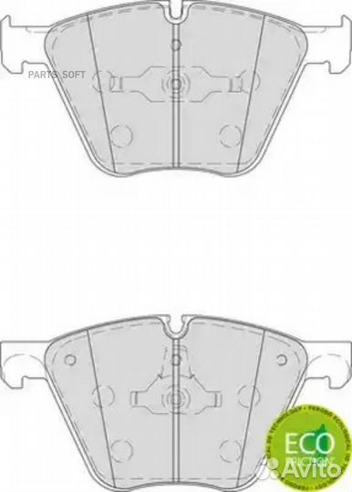 Ferodo FDB4258 Колодки пер.BMW X5 (E70,F15) 50d 06