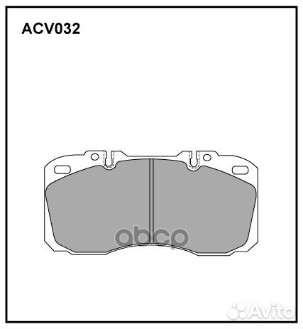 Колодки тормозные дисковые WVA (29122) перед
