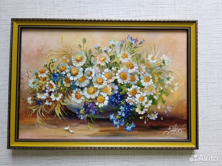 Картина маслом с подрамником 