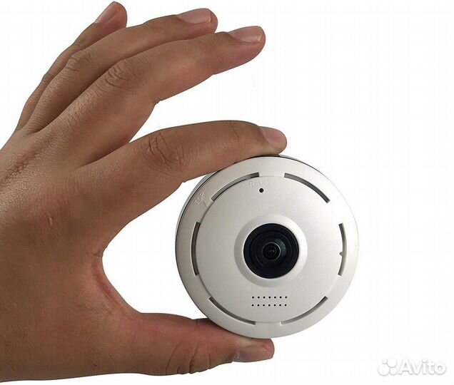 4Мр Панорамная IP Видео камера Wifi Рыбий глаз 2К