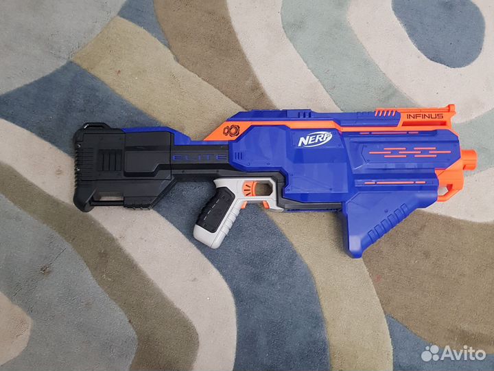 Nerf-автомат детский+ещё 1 автомат в подарок