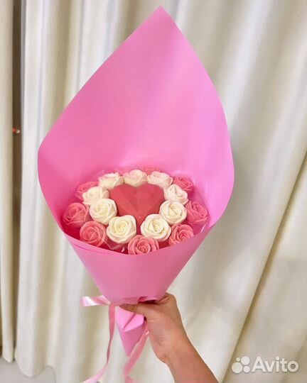 Шоколадные розы шоколадные цветы мишка