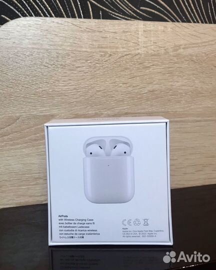 Беспроводные наушники apple airpods 2 luxe
