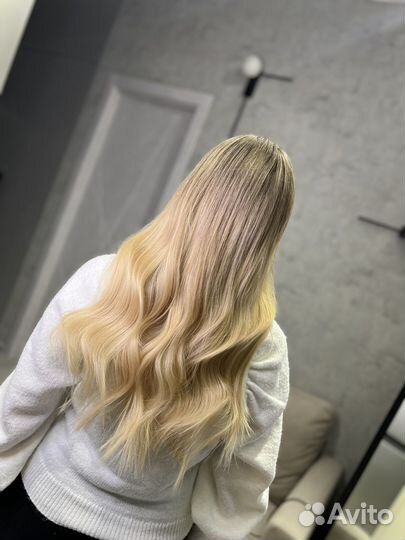 Наращивание волос микрокапсульное премиум