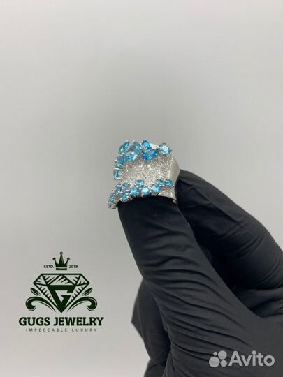 Серьги Кольцо из золота с бриллианта Stefan Hafner