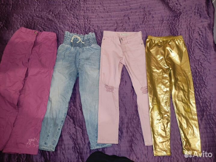 Вещи пакетом на девочку 122-128