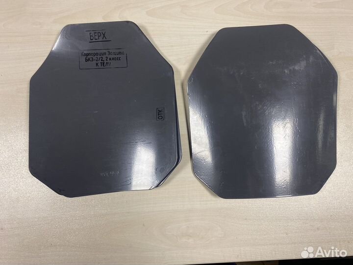 Плиты защитные спина и грудь