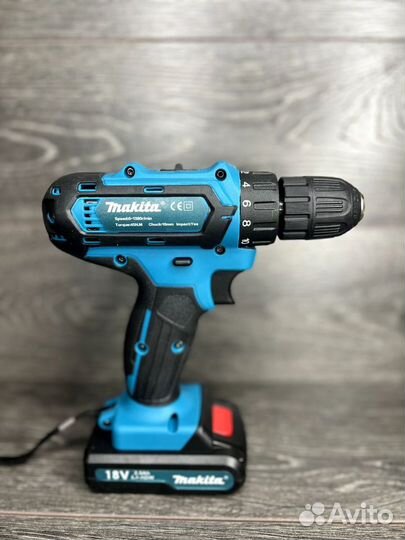 Аккумуляторная дрель шуруповерт makita 18v