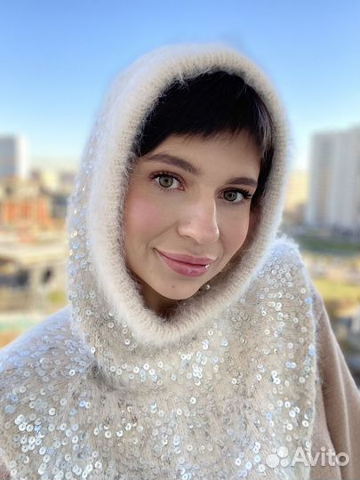 Капор с манишкой