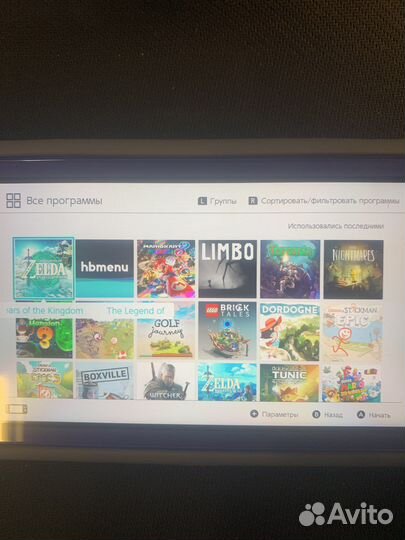 Nintendo switch прошитая 160гб