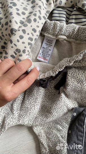 Одежда next, zara, H&M на девочку пакетом