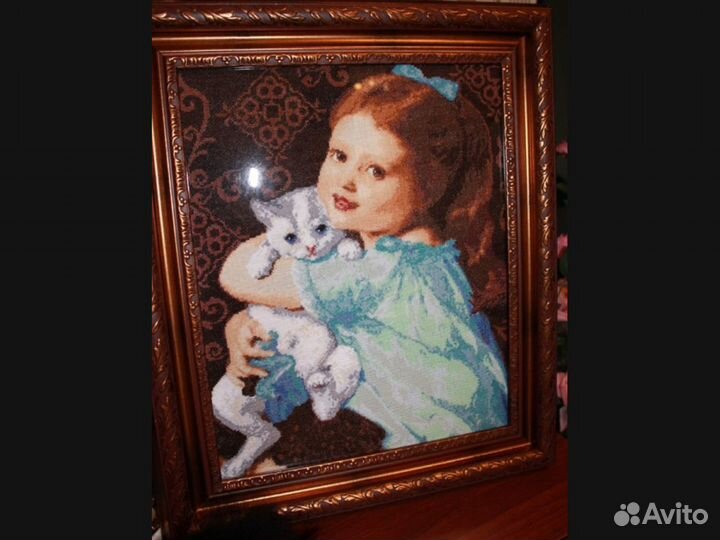 Картина вышитая крестиком