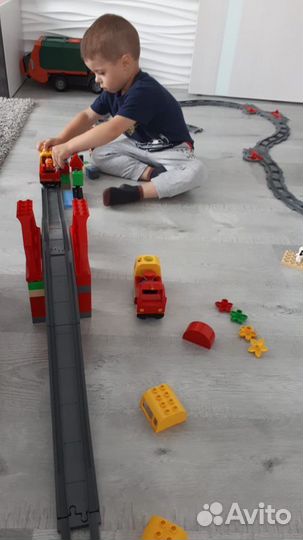 Lego дупло железная дорога