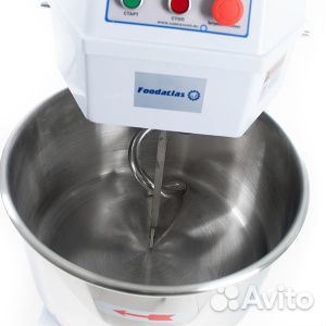 Тестомес спиральный FoodAtlas Eco HS-40A, 220В